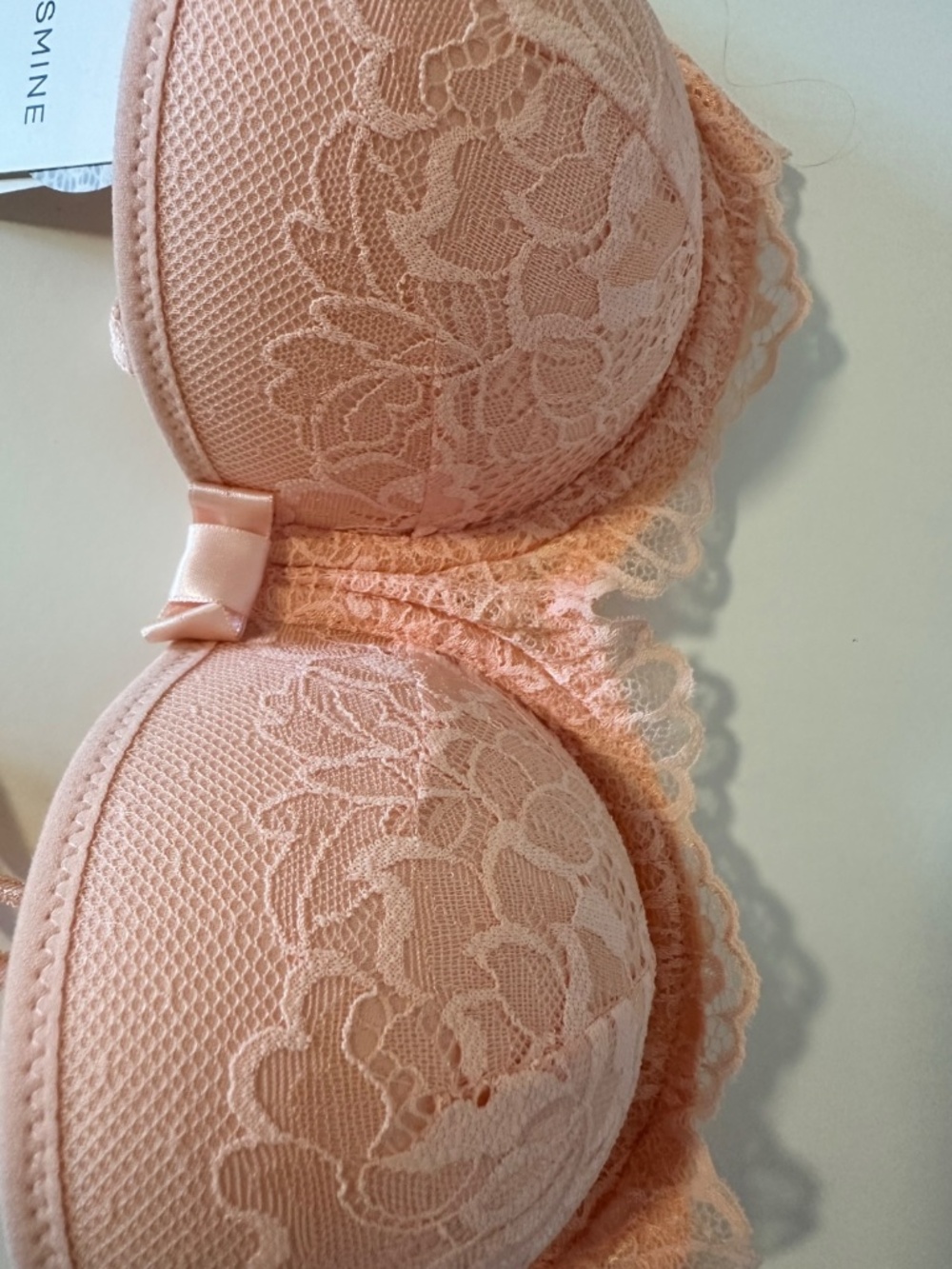 Jasmine bra 75 B (34 B) Color: peach (a delicate peach shade). - Picture 2 of 13